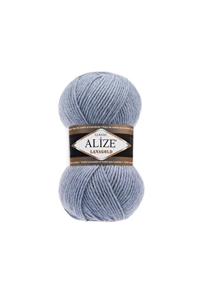 Alize Lanagold El Örgü İpi Açık Denim Melanj 221