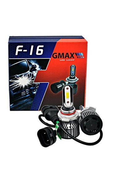 gmax Zenginauto F16 Seri Mini Slim 9006 Led Xenon Beyaz 12-24v 55w 8000lümen