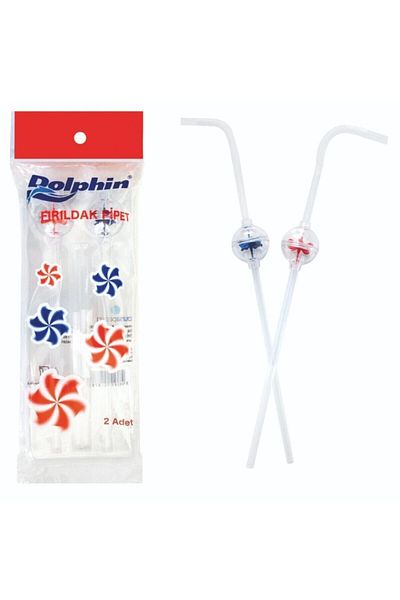 Pasta34 Pinwheel Straw 2 pcs