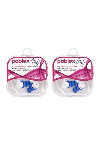 Poblex Water Earplugs - 2 Boxes