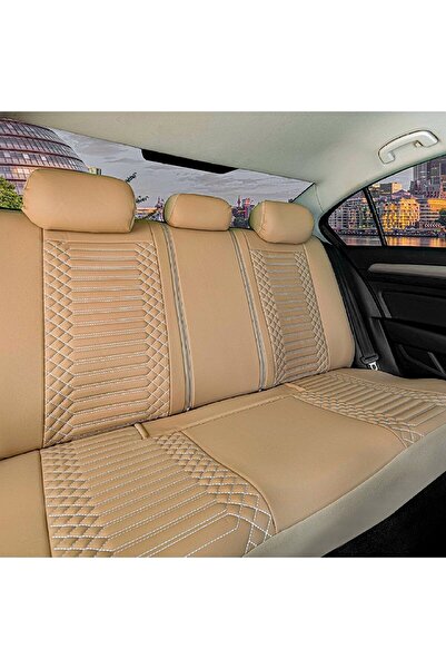 Generic Brand مجموعة غطاء مقعد السيارة الجلدية المتوافقة مع سلسلة Mercedes S ...