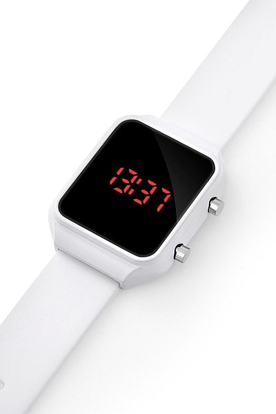 pullmarkt Waterproof Colorful Led Children's Clock Digital