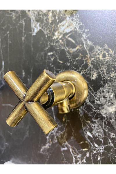 İSAOĞLU YAPI Premium Antique Gold Bidet Faucet