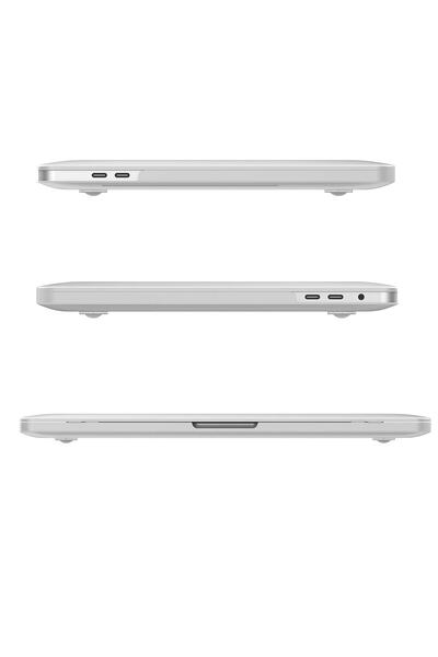 Buff Labs Blogy Macbook Pro 14.2 Inç Crystal Fit Kılıf Clear