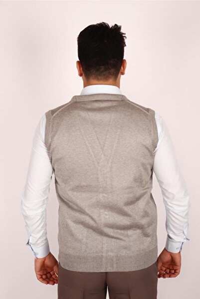 FATELLA Чоловічий трикотажний жилет з димчастого тонкого трикотажу