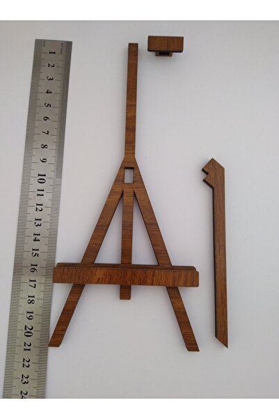 BalıkHediyelik Ahşap Masa Üstü Mini Şövale / Fotograf Çerçevesi Ayağı