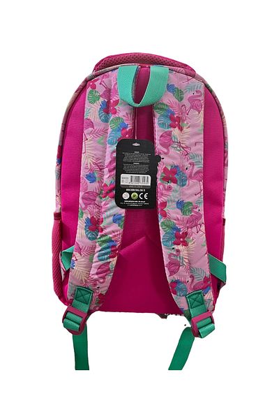 Mikro Bubbles Flamingo Patterned Backpack Bb-122