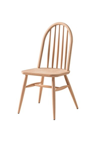 Genel Markalar Amerikan Sandalye Ham Cilasız Ham Ahşap 2 Adet