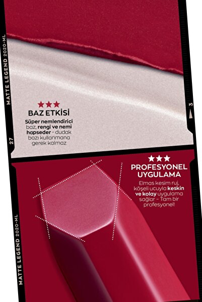 AVON Legend Mat Ruj - Savvy