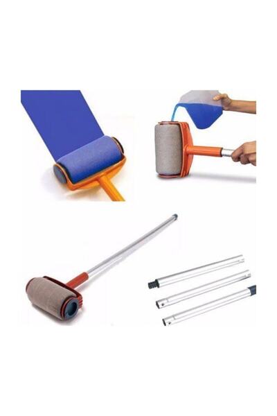 pazariz Damlatmayan Boya Rulosu Tavan Duvar Boya Badana Rulo Fırça Takımı