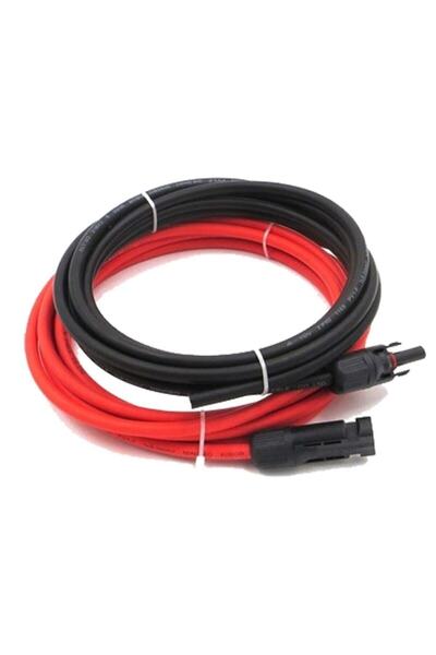 Genel Markalar 6 Mm Solar Kablo 30 Metre Mc4 Konnektörlü 15+15mt