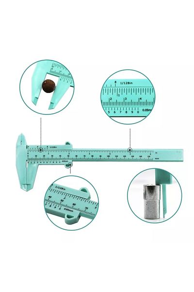 BİOMASER Microblading And Permanent Makeup Measuring Ruler Caliper