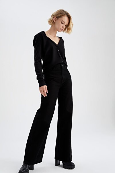 DeFacto Φαρδύ ψηλόμεσο παντελόνι