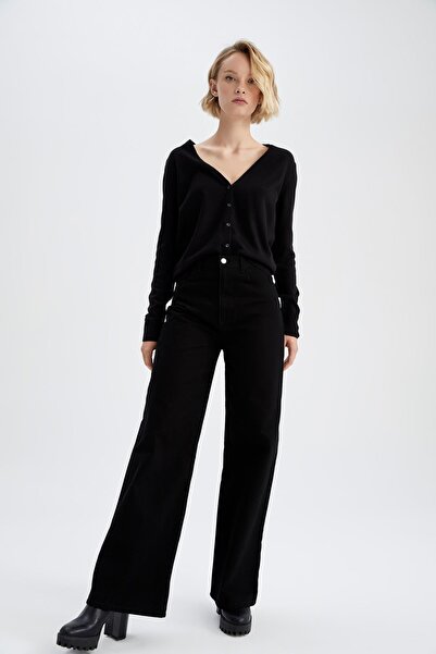 DeFacto Φαρδύ ψηλόμεσο παντελόνι