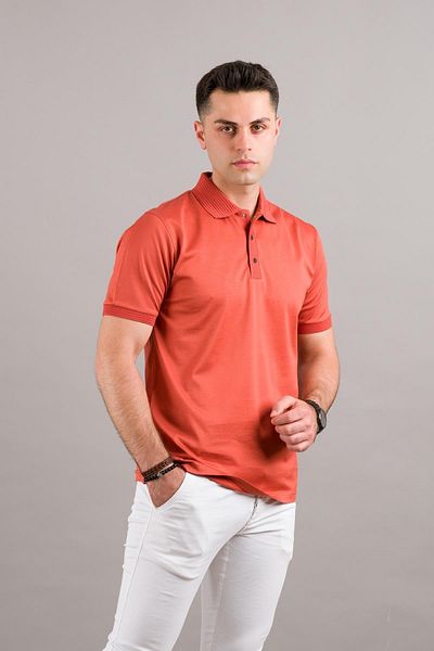nehir by ahmet fulker تي شيرت Nehir By Faruk Ülker Polo Collar Snap Fastener Mercerized Superfine Cotton للرجال