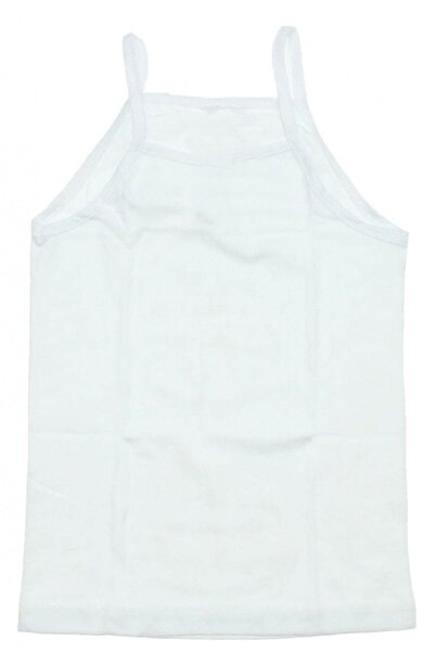 Hepsine Rakip Tricou pentru fetiță, 6 bucăți, cu bretele, calitate simplă, confortabilă