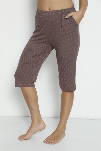 Ladytime Luxury Breathable Special Lycra Viscose Women's Capri & Bermuda with Pocket