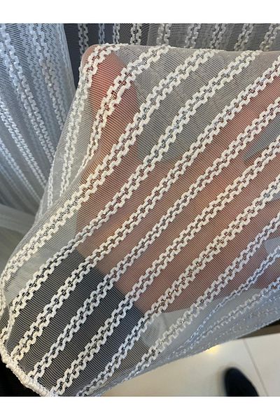 Vinaldi Rüyaper Tulle Curtain - Atl Floor, First Quality, 1/3 Pleat