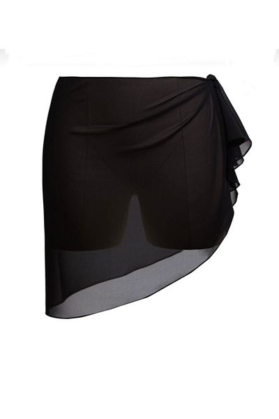 MODA SIRMA Pareo șifon negru