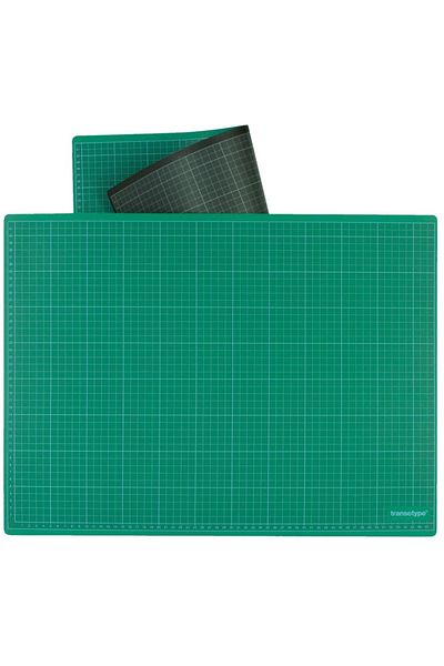 Transotype Cutting Mat - Cutting Mat Green/black - A4