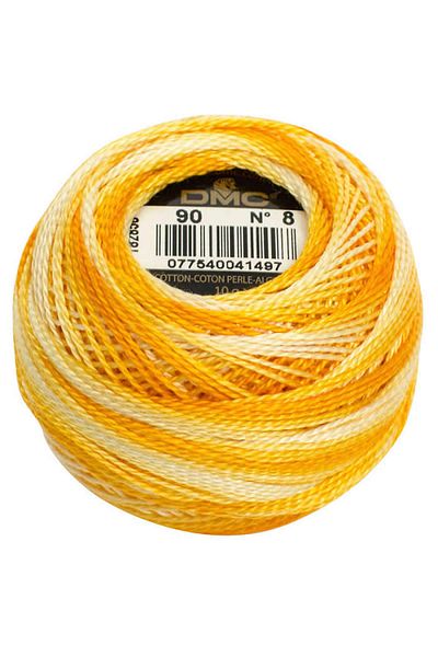 Dmc Embroidery Floss - Yellow - Cotton