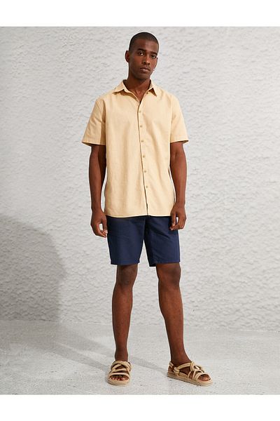 Koton Chino-Shorts aus Leinenmischung