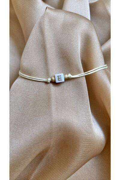 Mamba Ticaret 14 Ayar Lazer Toplu Baş Harfli Tek Ipli Bileklik