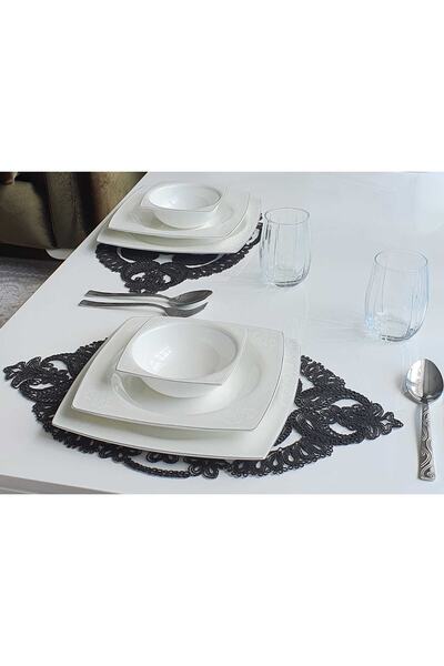 WENESSİ Anglez Kordon Nakışlı Oval Supla