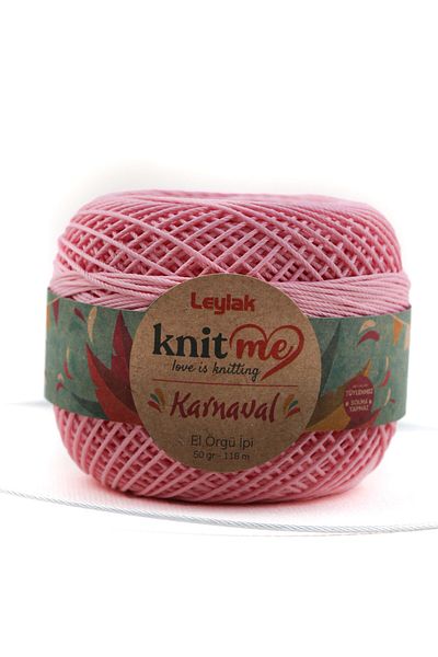 knitme Καρναβάλι 50 gr Στιβαρό, χωρίς τρίχες, πολυεστέρας, πλεκτό χέρι, νήμα Taka (0544)