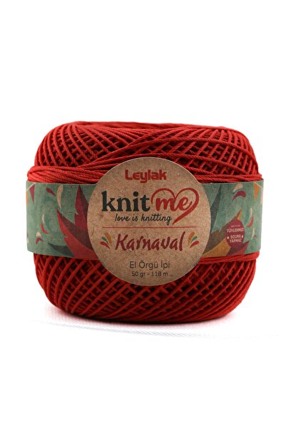 knitme كارنافال 50 جرام متين، لا يتكتل، لا يبهت غزل الحياكة اليدوية من البوليستر تاكا (2236)