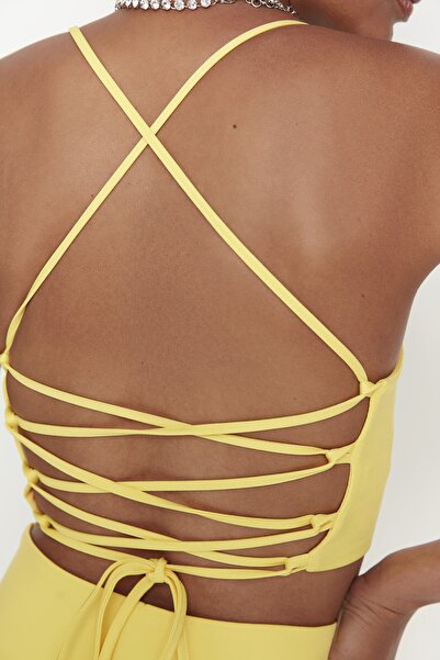 Trendyol Collection Yellow Strap Bustier TPRSS21BS0009