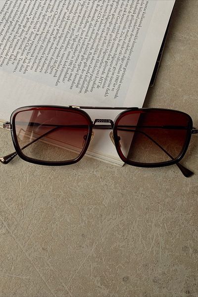 mylove Pou Gradient Sunglasses Brown