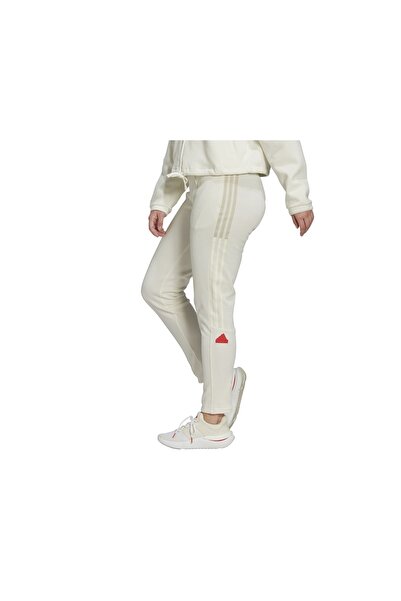 adidas W New 3s Pnt Γυναικεία Casual Φούτερ Παντελόνια Hm2873 Κρέμα