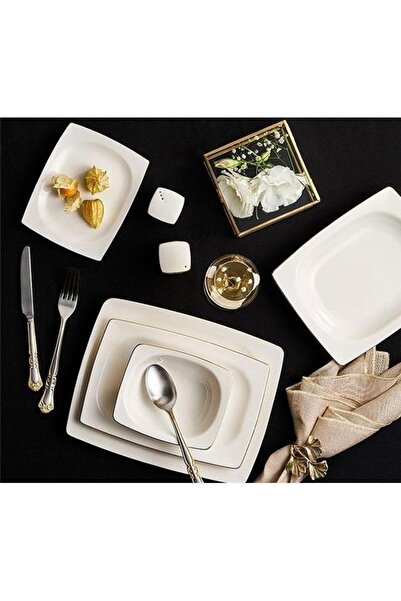 Porland Riva Altın Yaldız 24 Parça 6 Kişilik Yemek Takımı