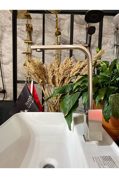 İSAOĞLU YAPI Inox Grape Design Kitchen Faucet