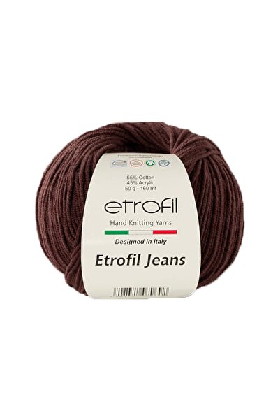 Etrofil Punch (punç) Ve Amigurumi Ipi Jeans 062 Koyu Kahve