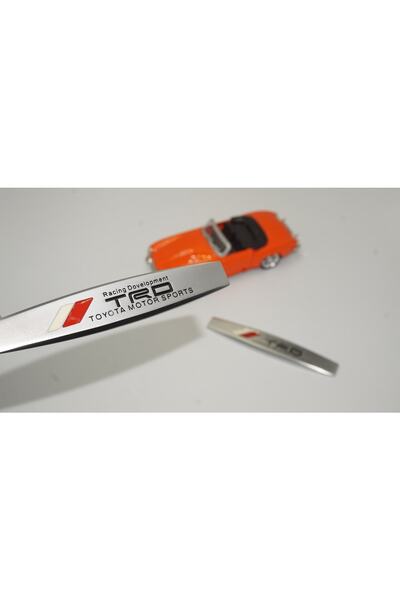 DK Tuning Trd Logo Yan Çamurluk 3m 3d Krom Metal Logo Amblem Uyumlu