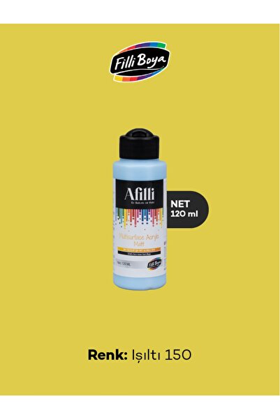 Filli Boya Afilli Multisurface Akrilik Mat 120 ml Işıltı 150