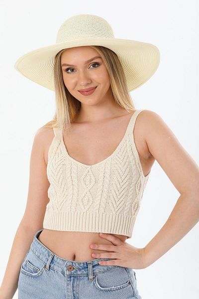 SUVE GOLD Women's Straw Beach Hat Lv1005-12