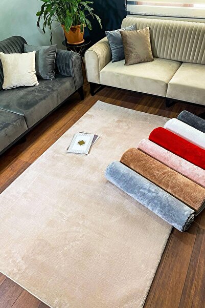 SULTAN HALI Sütlü Kahve Peluş Halı