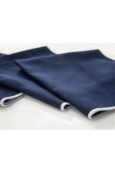English Home Arzu Sabancı Grace 4-Piece Guest Napkin 45X45 cm Navy Blue
