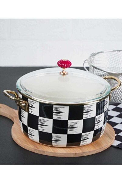 ACAR 249 Qualita King Enamel Covered Frying Pan