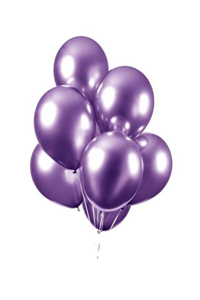 Happyland 10'lu Seçeceğiniz Renkte Krom Balon 10 Adet Balon