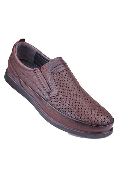 DETECTOR Genuine Leather Orthopedic Comfort Large Size Casual Men's Shoes Syl155-11sk