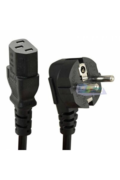 Platoon 10 Metre C13  Uyumlu Power Kablosu Güç Kablosu 3x1mm C 13 Pc Tv Proje...