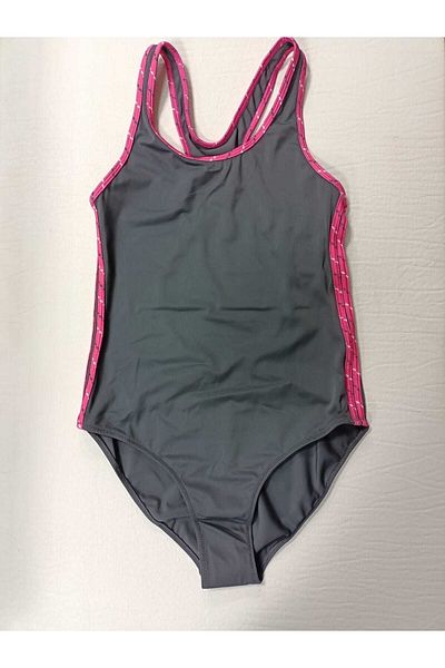 Kom Solid Color Girl's Swimsuit