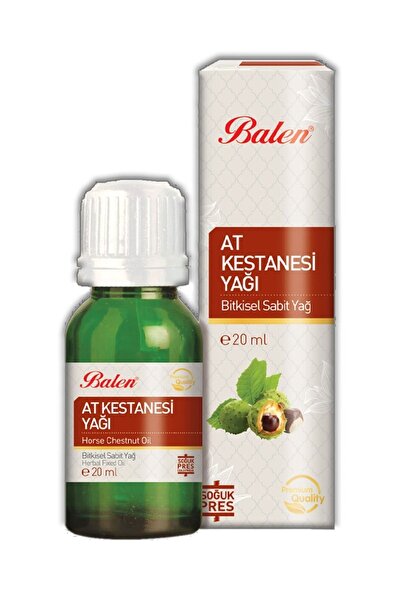 Balen At Kestanesi Yağı 20ml Soğuk Pres Gimdes Sertifikalı