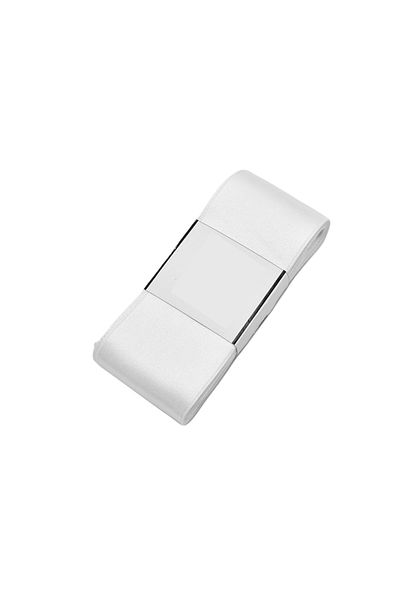 MENDOO Panglică de satin de 6 cm - Panglică de satin albă de 66 mm