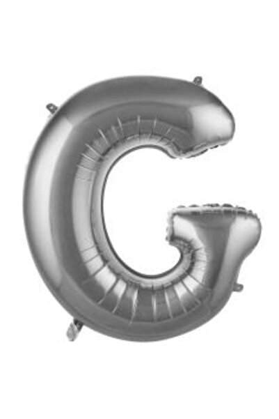 Çılgıntrend بالون من رقائق الفضة بحرف G مقاس 34 بوصة Inc. 76 سم