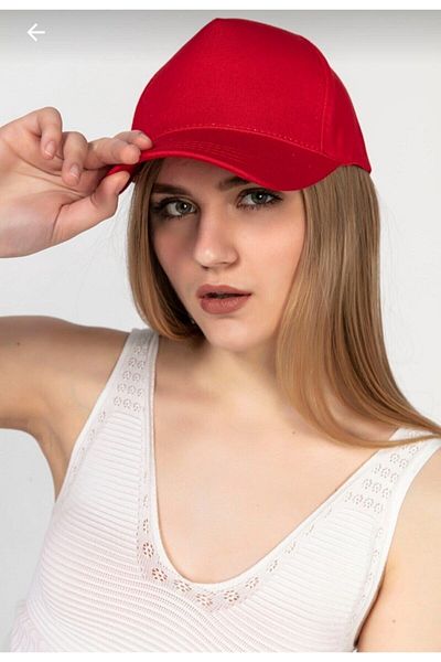 Accesory City Adjustable Men's and Women's Plain Sports Hat with Velcro on the Back